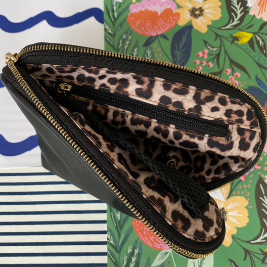 Leather Makeup Bag