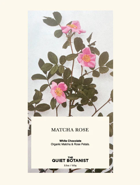 The Matcha Rose Chocolate Bar